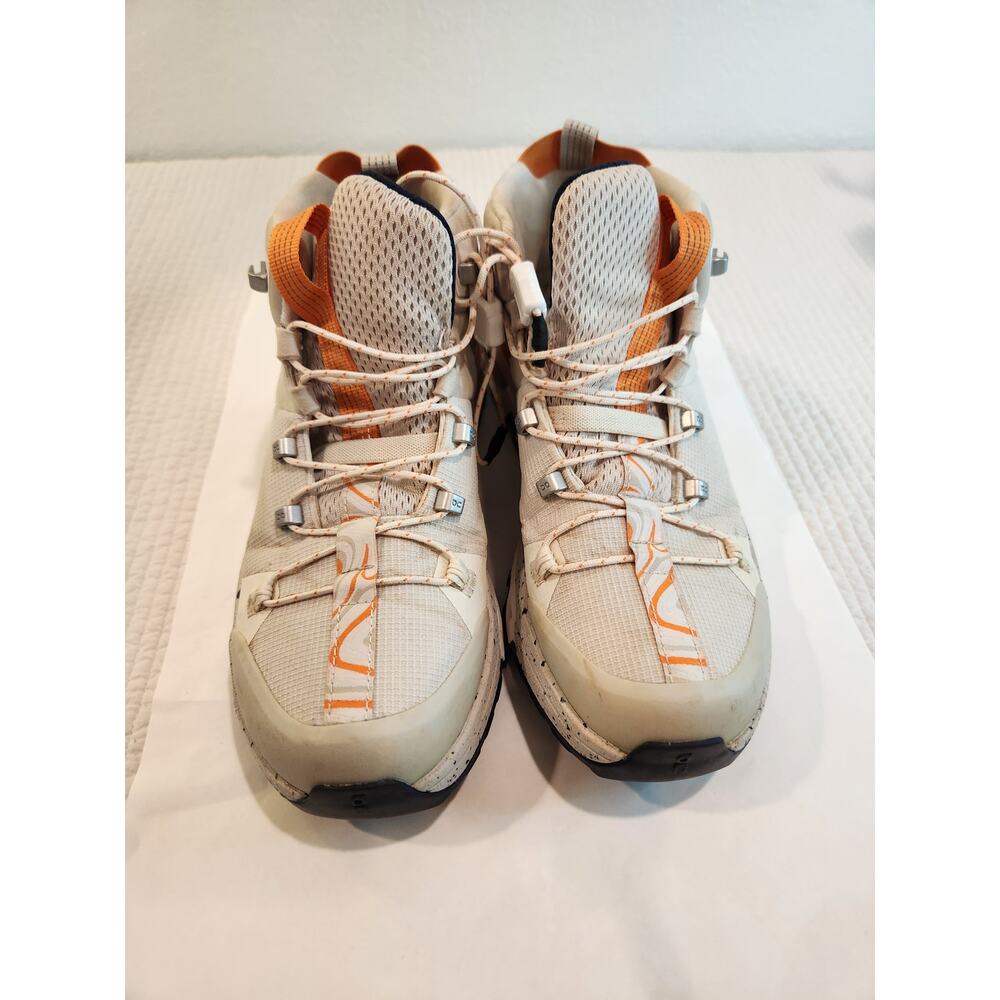 On Cloudtrax Hiking Shoes Women’s 8 Beige‎ Orange Trail Sneakers EU 39